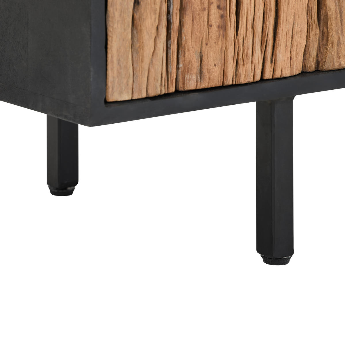 SIDEBOARD  150/75/40 cm 3 Schublade(n)  - Schwarz/Naturfarben, Design, Holz/Metall (150/75/40cm) - Livetastic