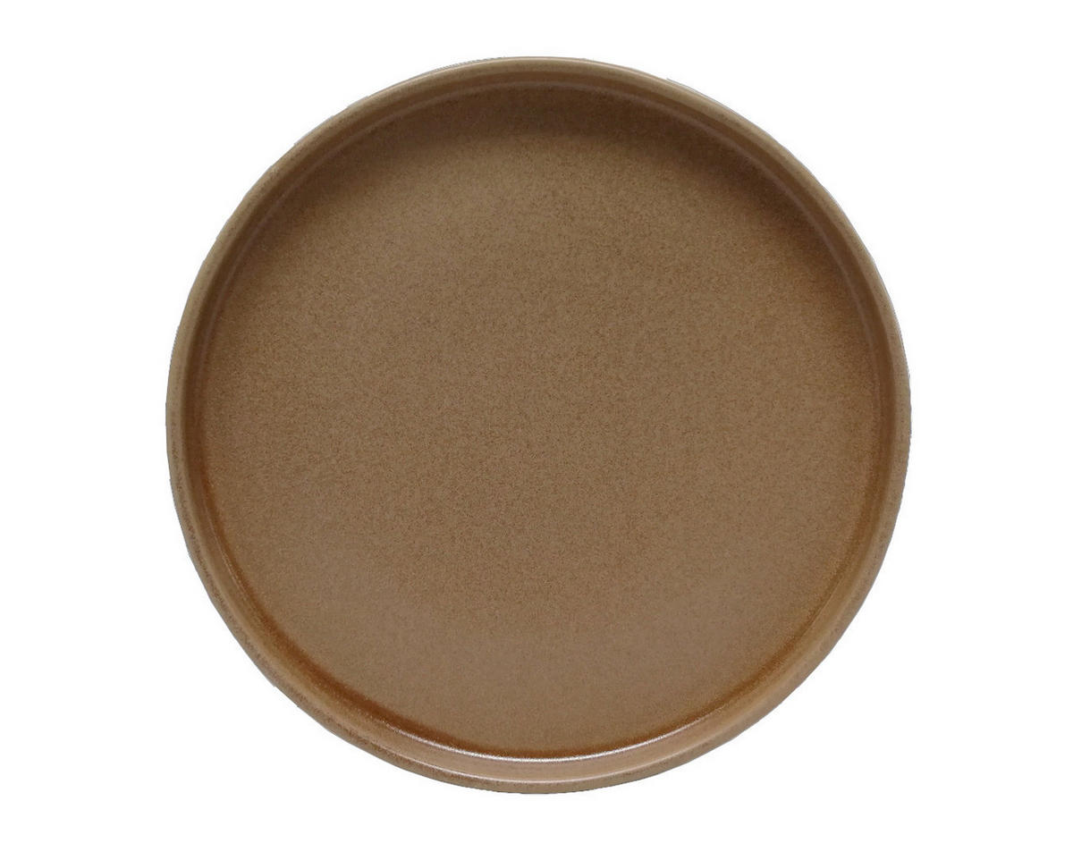 DESSERTTELLER Braun 21 cm Kyoto  - Braun, Trend, Keramik (21cm) - Novel