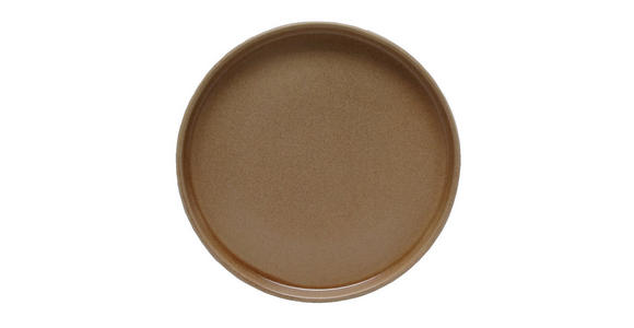 DESSERTTELLER Braun 21 cm Kyoto  - Braun, Trend, Keramik (21cm) - Novel