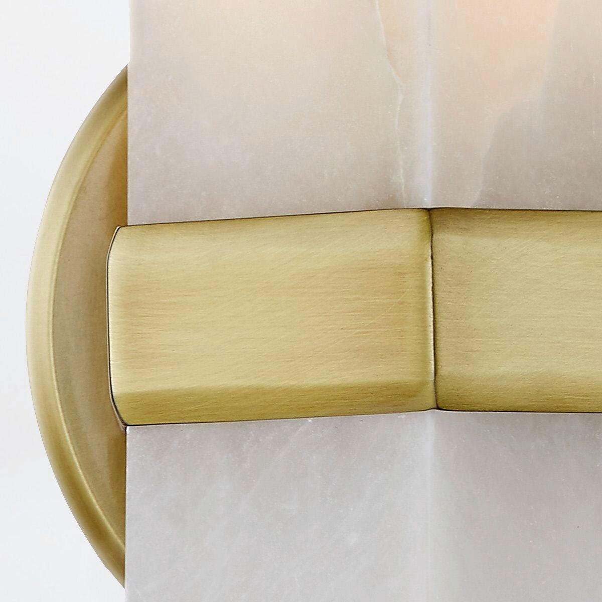 WANDLEUCHTE    - Messingfarben, KONVENTIONELL, Glas/Metall (38,1/9,1/10,5cm) - Elstead Lighting