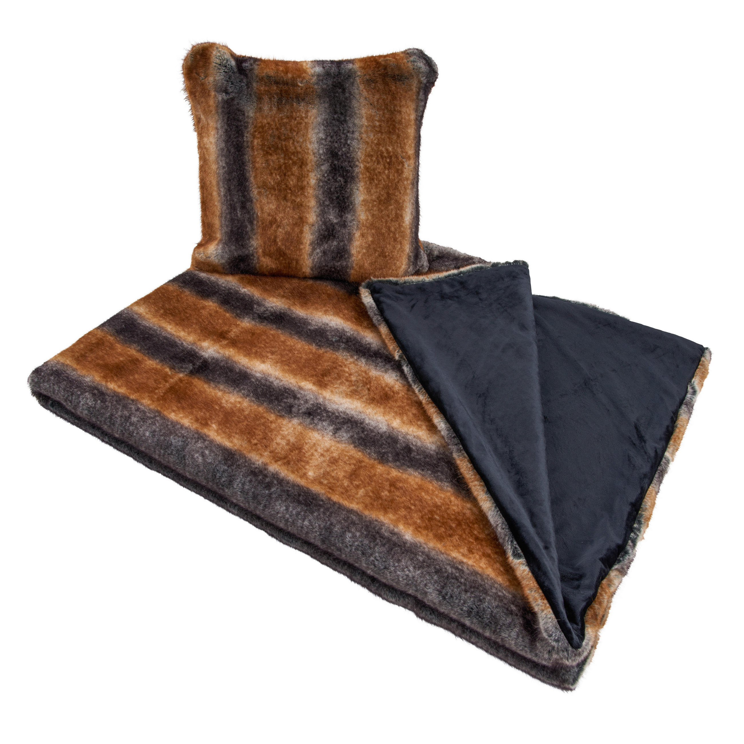 KISSENBEZUG Karakal 48/48 cm  - Braun, KONVENTIONELL, Textil (48/48cm) - Dieter Knoll
