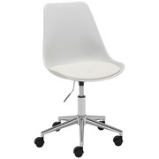 UREDSKA STOLICA ZA MLADE - bijela/boje kroma, Basics, metal/tekstil (57,5/82-92/47cm) - Carryhome