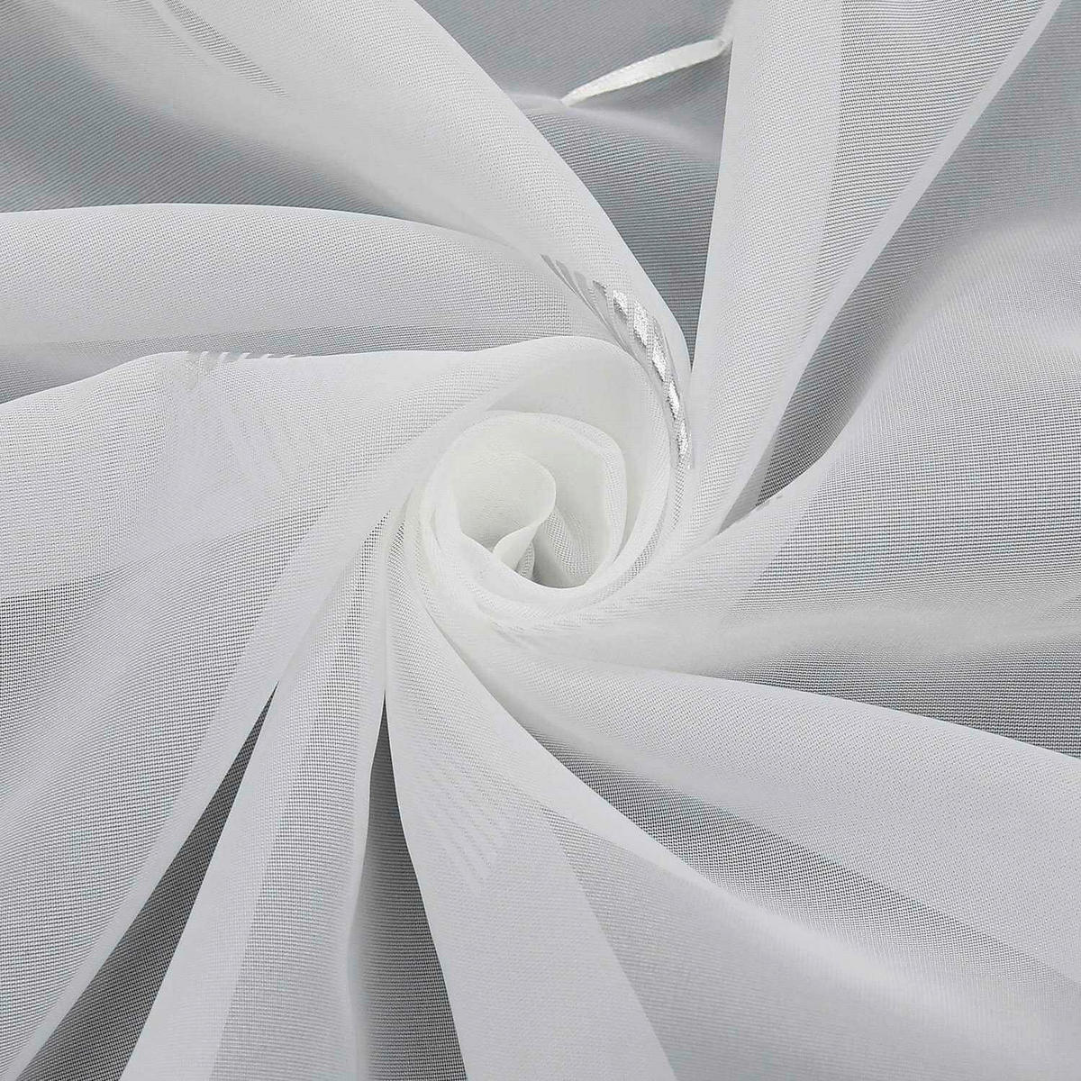 FALTROLLO  transparent  80/130 cm    - Silberfarben/Weiß, Basics, Textil (80/130cm) - Joyswahl