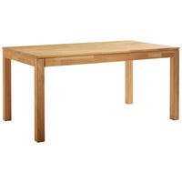 ESSTISCH in Holz 160/90/75 cm  - Wildeiche, Natur, Holz (160/90/75cm) - Carryhome