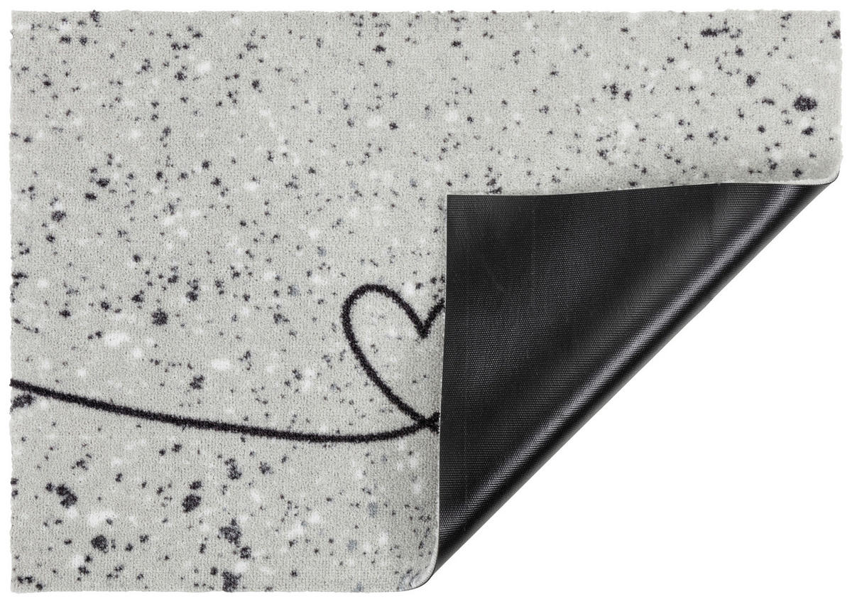 FUßMATTE  50/70 cm  Hellgrau  - Hellgrau, Basics, Kunststoff/Textil (50/70cm) - Esposa