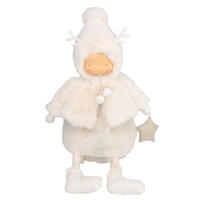VIANOČNÁ FIGÚRKA - krémová, Lifestyle, kov/textil (22/52/19cm) - X-Mas