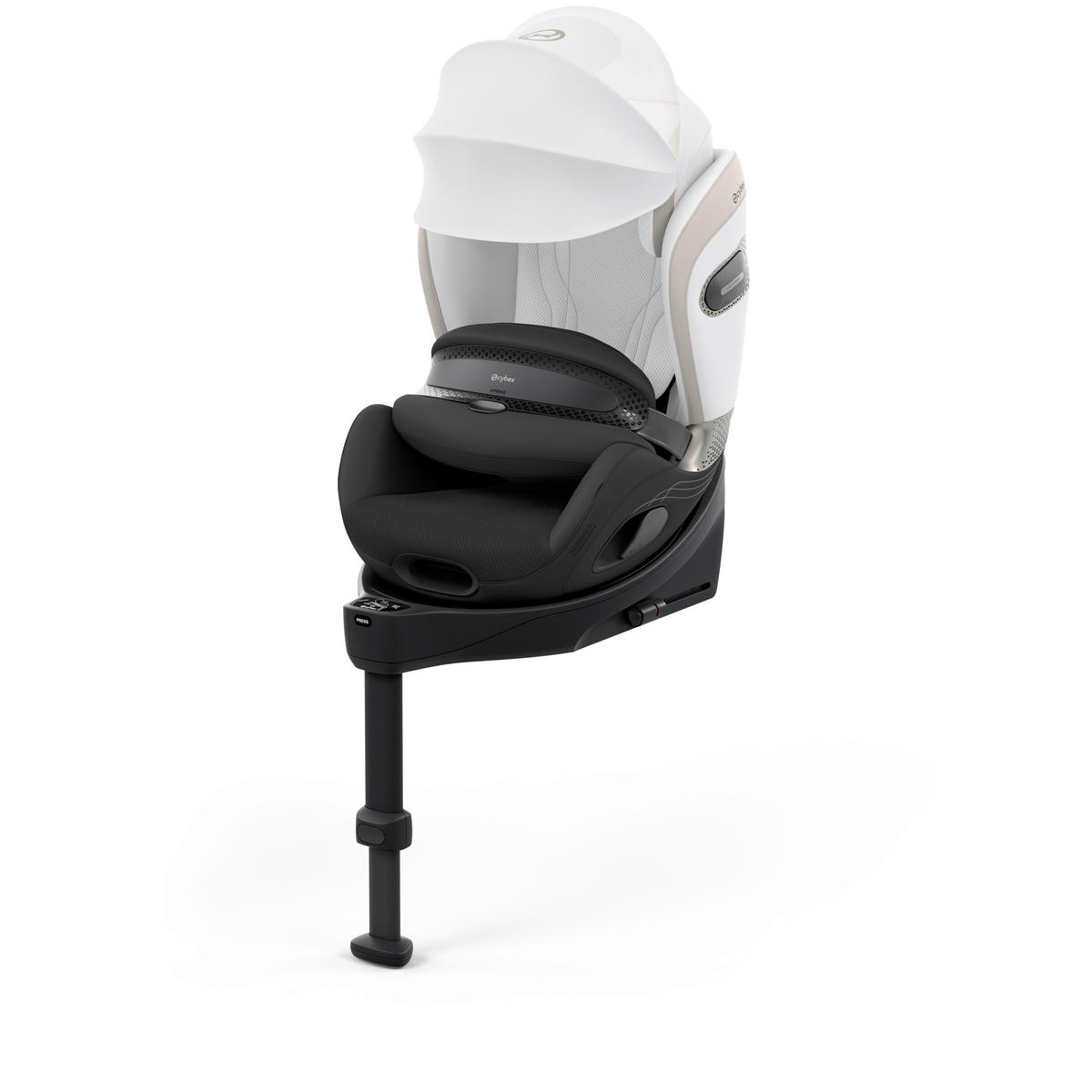 KINDERAUTOSITZ Anoris Si Style Off White  - Weiß, Basics, Kunststoff/Textil (61/45/60cm) - cybex PLATINUM