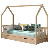 HAUSBETT Rollrost, Bettschublade 90/200 cm  in Kieferfarben  - Kieferfarben, Natur, Holz (90/200cm) - MID.YOU