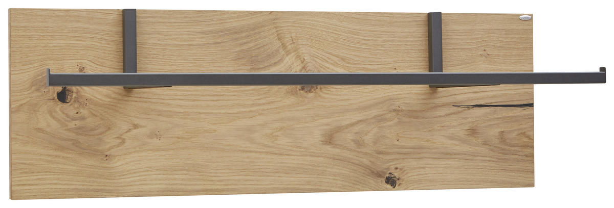 GARDEROBENPANEEL  in 96/32/34,2 cm  - Eichefarben/Anthrazit, Natur, Holz (96/32/34,2cm) - Voglauer