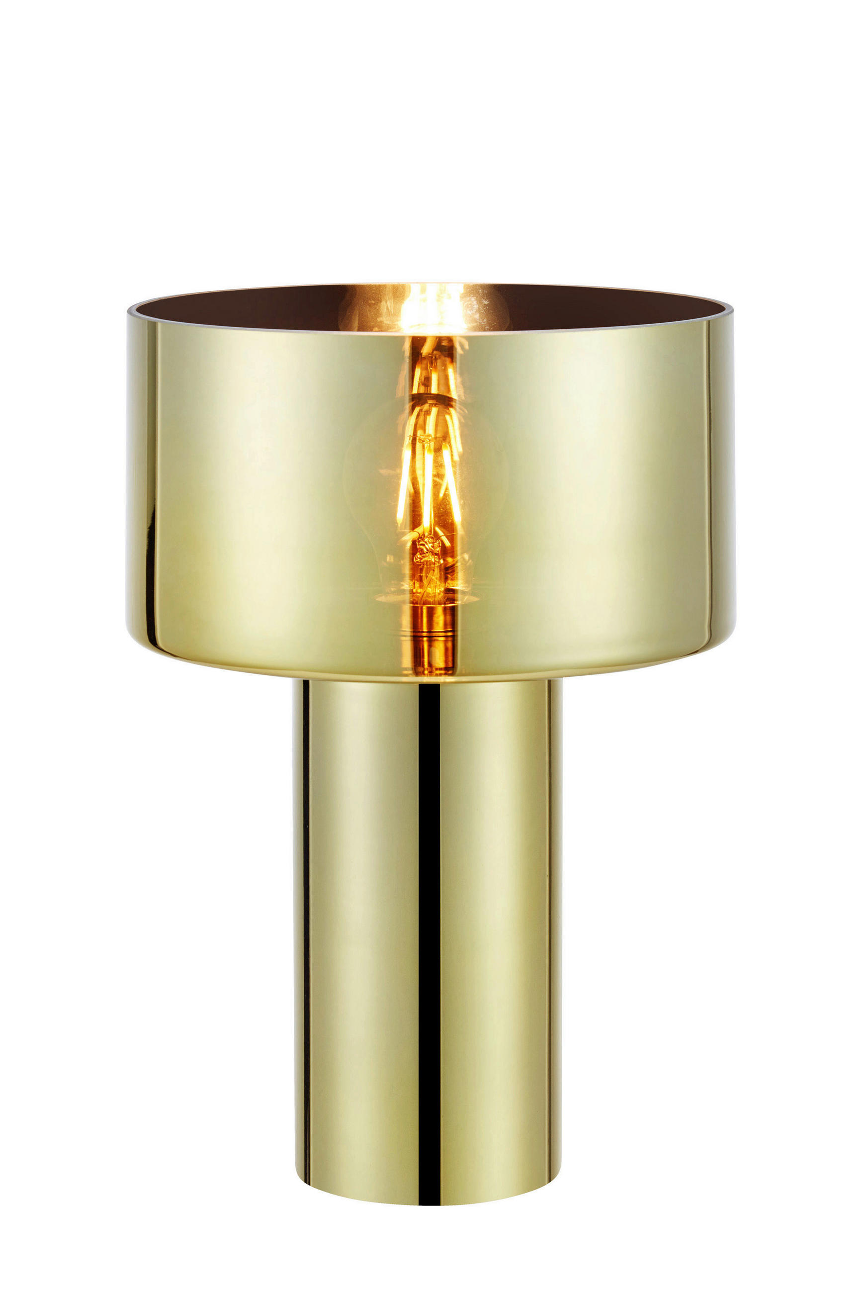 TISCHLEUCHTE Corin 22/32/22 cm  - Goldfarben, Basics, Glas (22/32/22cm) - Markslöjd