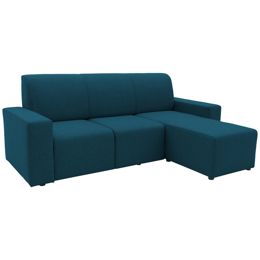 Thumbnail - Looks by W.Joop Ecksofa Looks X, Dunkelblau, Textil, Uni, 3-Sitzer, seitenverkehrt montierbar, L-Form, 222x150x88 cm, FS...
