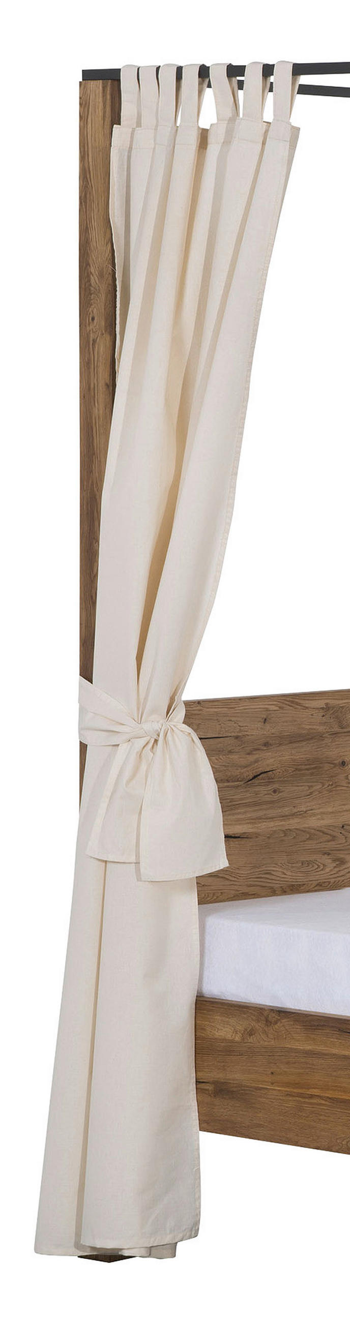 BETTVORHANG - Beige, MODERN, Textil (118/183cm) - Livetastic