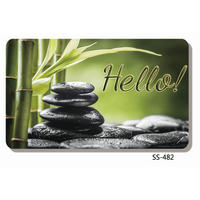 LÁBTÖRLŐ  - többszínű, Basics, műanyag (73,5/44/0,3cm)