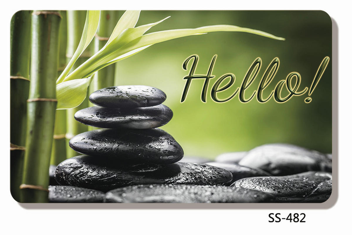 LÁBTÖRLŐ  - többszínű, Basics, műanyag (73,5/44/0,3cm)