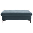 HOCKER in Textil Blau  - Blau/Schwarz, Design, Textil (124/46/68cm) - Xora