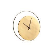 VÄGGKLOCKA guldfärgad  - guldfärgad, Design, metall (80cm)