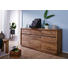 SIDEBOARD Sheesham massiv gebeizt Sheeshamfarben - Sheeshamfarben, Natur, Holz (175/85/45cm) - Carryhome