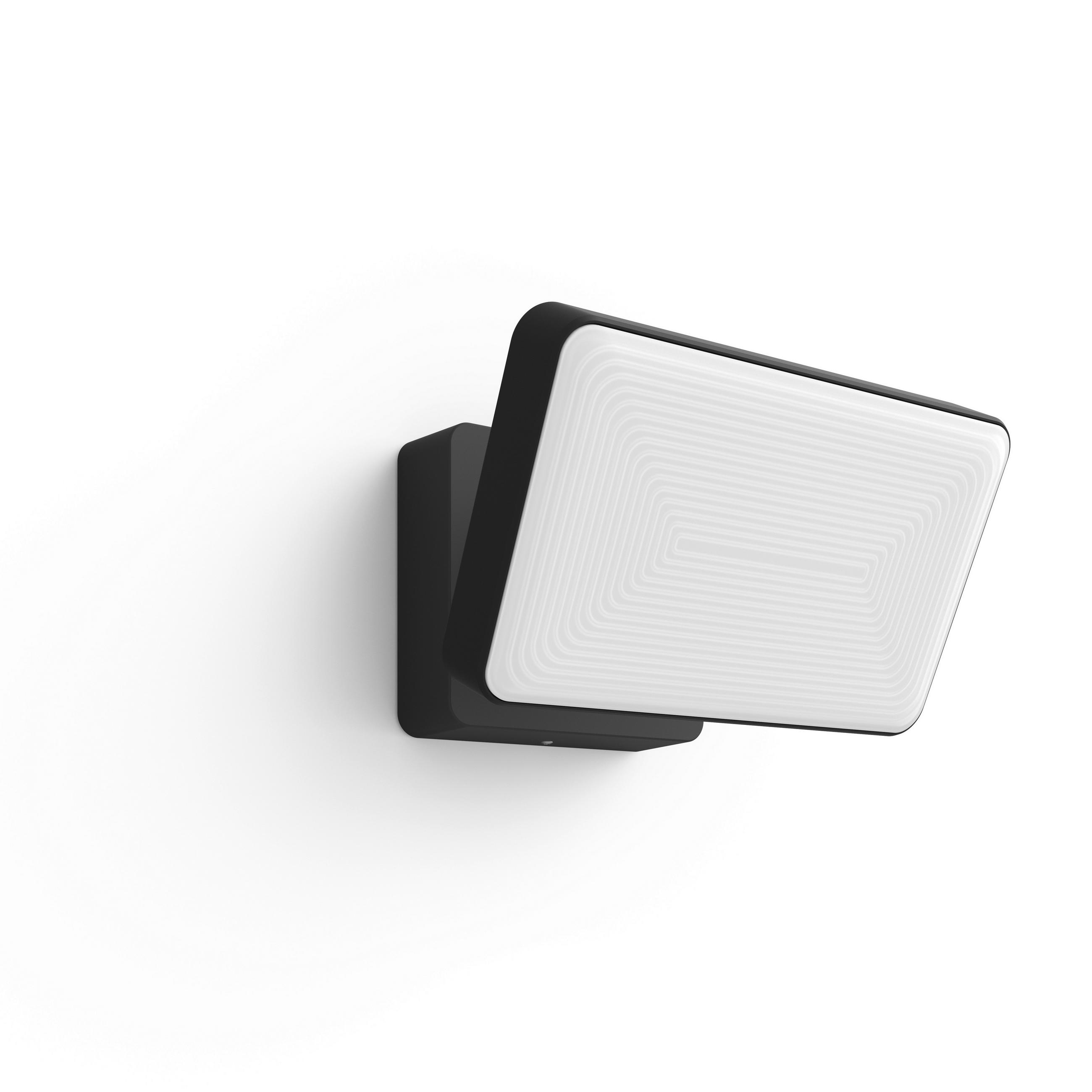 LED-AUßENLEUCHTE White & Color Ambiance 26,6/28,1/21,9 cm   - Schwarz, Design, Kunststoff/Metall (26,6/28,1/21,9cm) - Philips HUE