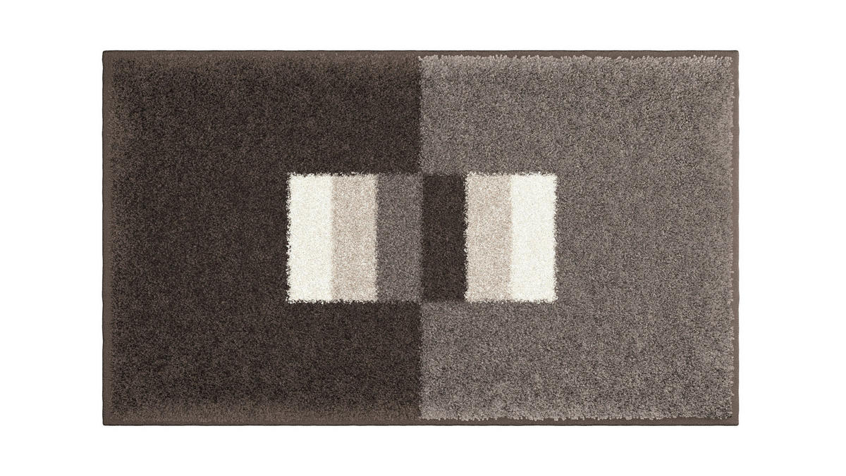 BADEMATTE Taupe 65/115 cm  - Taupe, Basics, Kunststoff/Textil (65/115cm) - Grund