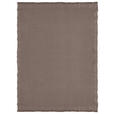 ÜBERWURF 130/170 cm  - Taupe, KONVENTIONELL, Textil (130/170cm) - Novel