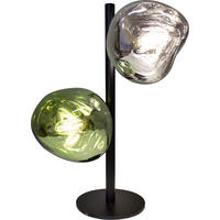TISCHLEUCHTE Canopus 20/40 cm   - Multicolor/Schwarz, Basics, Glas/Metall (20/40cm)