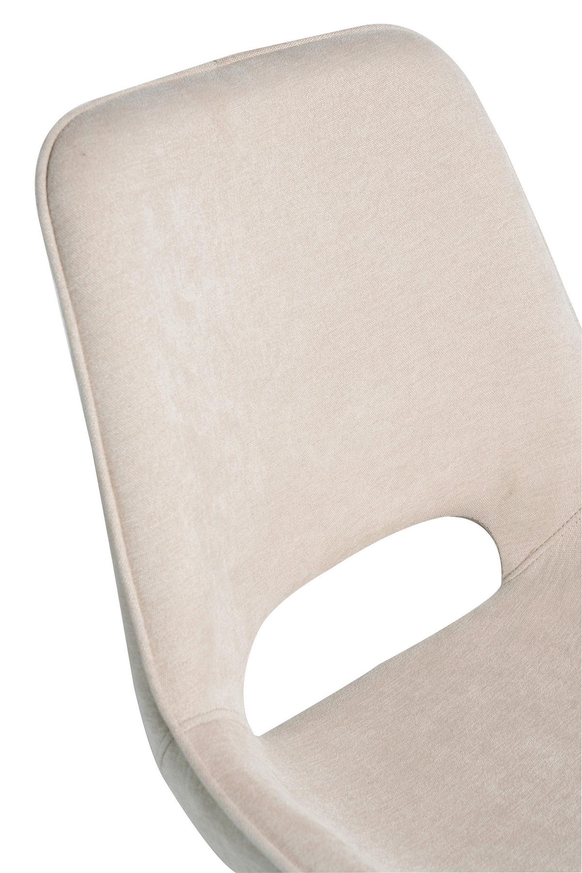 STUHL   Samt  Beige  - Beige, MODERN, Textil/Metall (50/86/62cm) - Livetastic