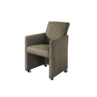 ŽIDLE S PODRUČKAMI, vzhled kůže,  - Moderní, dřevo/kompozitní dřevo (63/72cm) - Livetastic