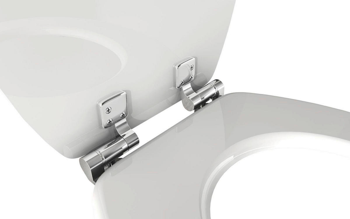 WC ülőke lecsapódásgátlóval - fehér, Basics, műanyag (37/44cm) - Sadena