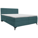 BOXBETT 180/200 cm  in Petrol  - Petrol/Schwarz, Design, Holz/Holzwerkstoff (180/200cm) - Xora