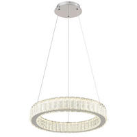 VISEČA LED-SVETILKA   //2700-6000 K/230 V/ - barve kroma/prozorno, Design, kovina/umetna masa (50/120cm) - Globo