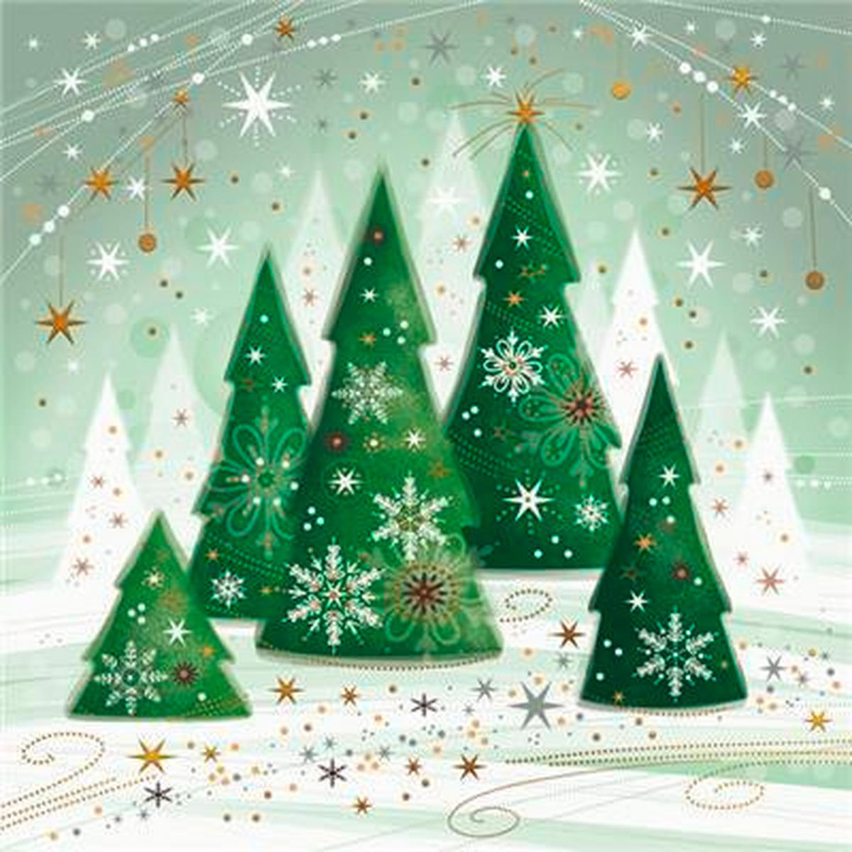 SADA UBROUSKŮ 30 ks - vícebarevná, Lifestyle, papír (40/40cm) - X-Mas