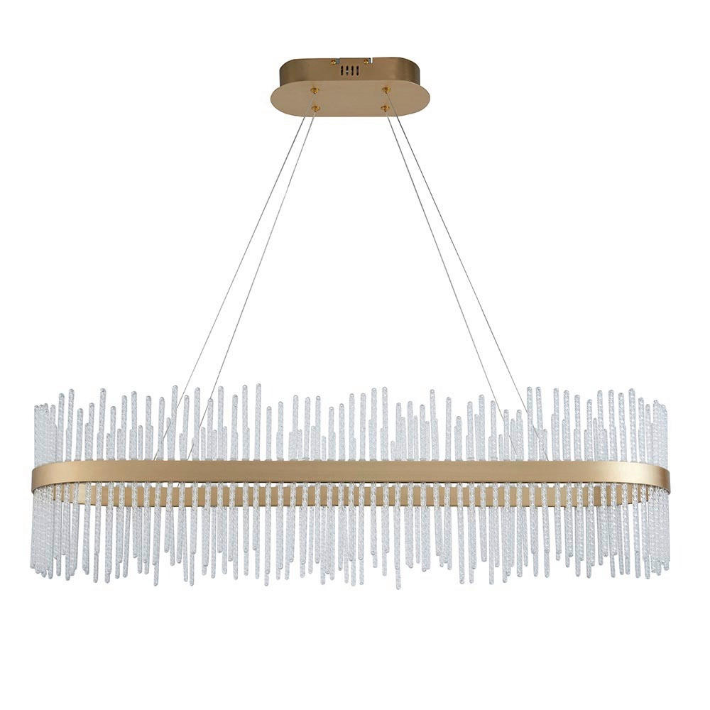 LED-HÄNGELEUCHTE 95/25/35-165 cm  - Goldfarben, KONVENTIONELL, Metall (95/25/35-165cm) - ENDON