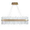 LED-HÄNGELEUCHTE Endon Adriel 95/25/35-165 cm   - Goldfarben, KONVENTIONELL, Metall (95/25/35-165cm) - ENDON