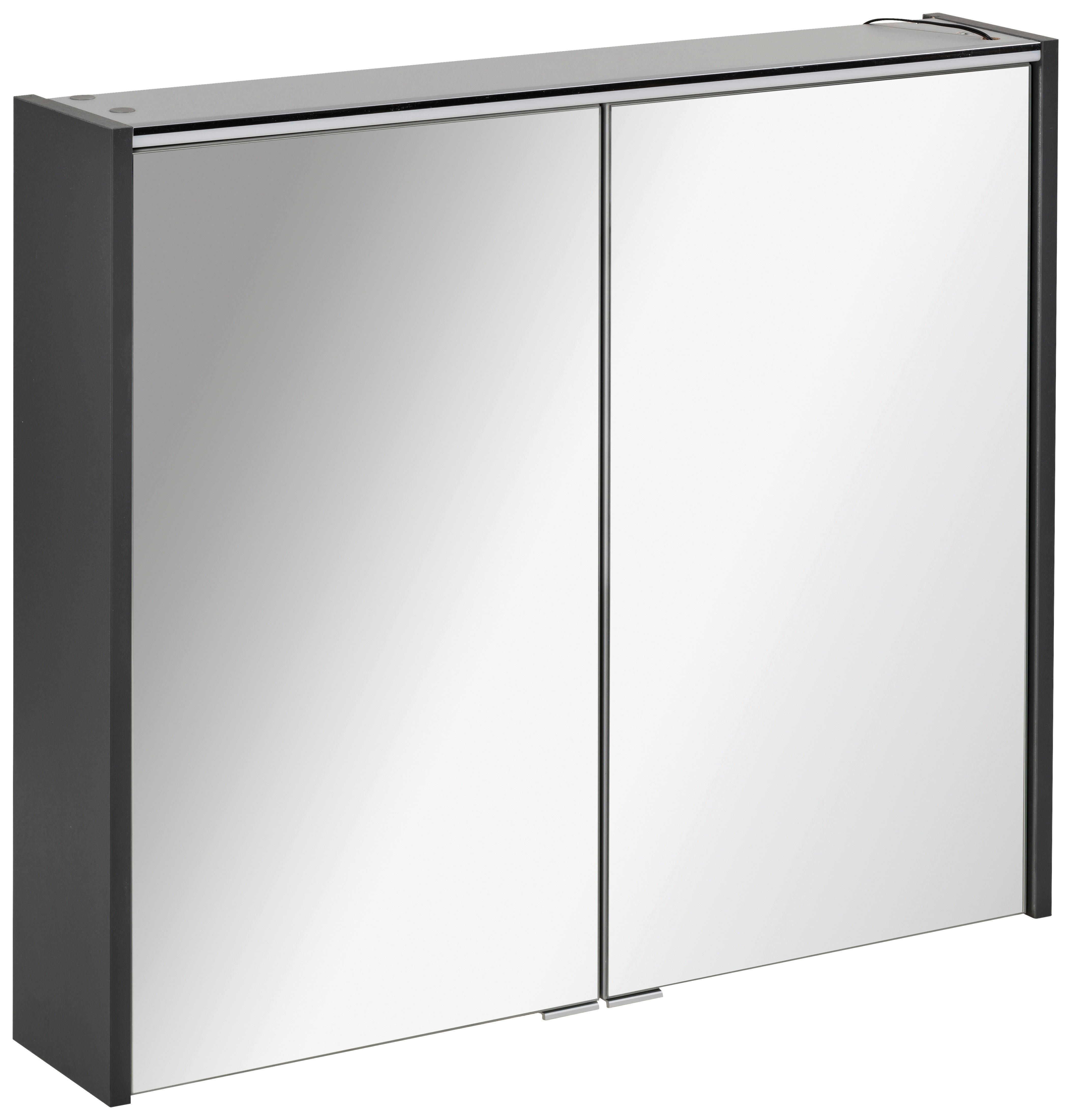jetzt 3-türig Grau kaufen Spiegelschrank in