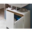 WASCHBECKENUNTERSCHRANK 61,8/59,3/32,2 cm  - Eichefarben/Weiß, KONVENTIONELL, Holzwerkstoff (61,8/59,3/32,2cm) - Xora