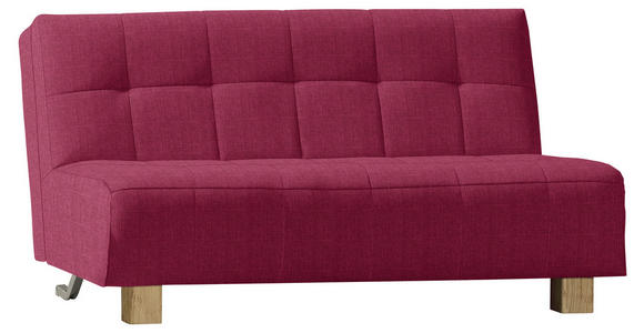 SCHLAFSOFA in Rot  - Rot/Naturfarben, Design, Holz/Textil (165/92/102cm) - Novel