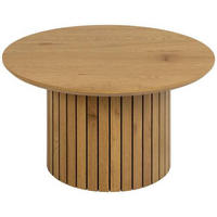 COUCHTISCH Eiche furniert rund  - Naturfarben, Design, Holz/Holzwerkstoff (80/80/42cm) - MID.YOU