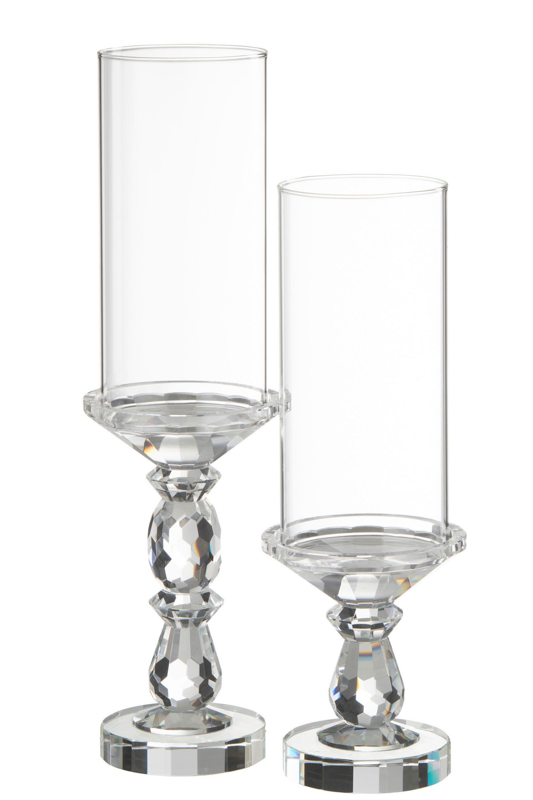 WINDLICHT - Transparent, Basics, Glas (12/12/42,5cm) - Ambia Home