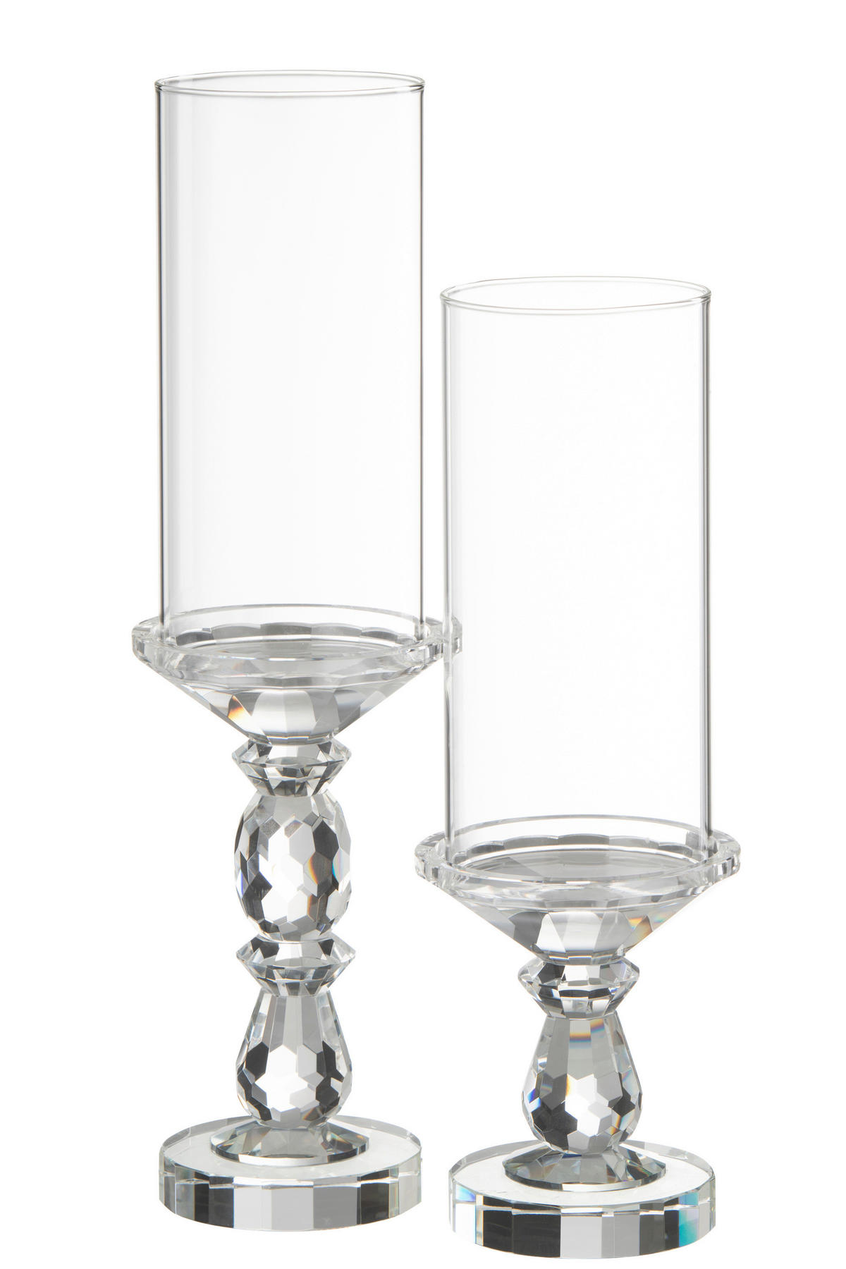WINDLICHT - Transparent, Basics, Glas (12/12/42,5cm) - Ambia Home