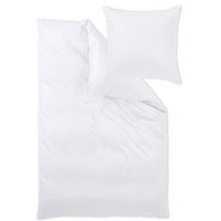 POSTELJNINA Uni 140/200 cm mako saten bela  - bela, Konvencionalno, tekstil (140/200cm) - Curt Bauer