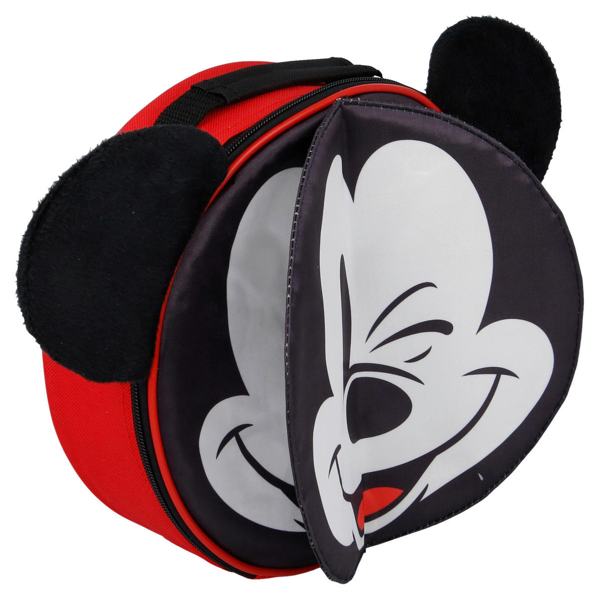 KINDERTASCHE Mickey Mouse  - Rot/Schwarz, Basics, Kunststoff (25/25/8cm) - Disney