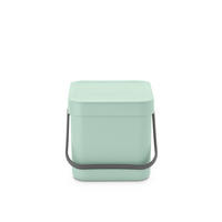 ABFALLEIMER SORT & GO 6 L  - Jadegrün, Basics, Kunststoff (20/24,9/18.1cm) - Brabantia