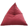 SITZSACK Webstoff Rot 250 L  - Rot, KONVENTIONELL, Textil (98/80/125cm) - Xora