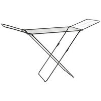 RUHASZÁRÍTÓ ÁLLVÁNY - fekete/antracit, Basics, műanyag/fém (179/55/104cm) - Homeware