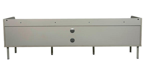 LOWBOARD SNOW in 180/54/40 cm - Eichefarben/Grau, Design, Holzwerkstoff/Metall (180/54/40cm) - Xora