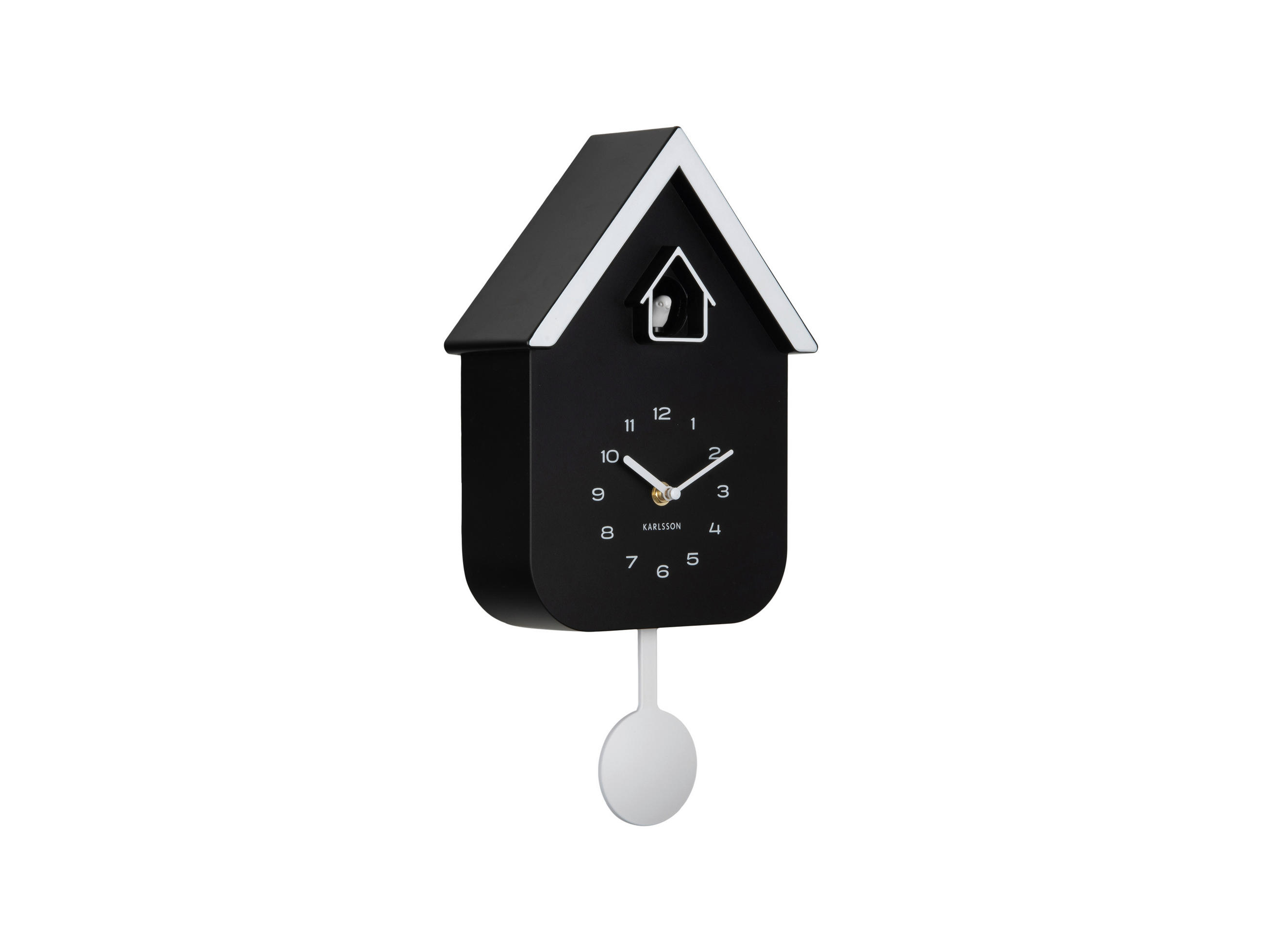 WANDUHR   - Schwarz, Basics, Kunststoff (41.5/21.5cm) - Karlsson
