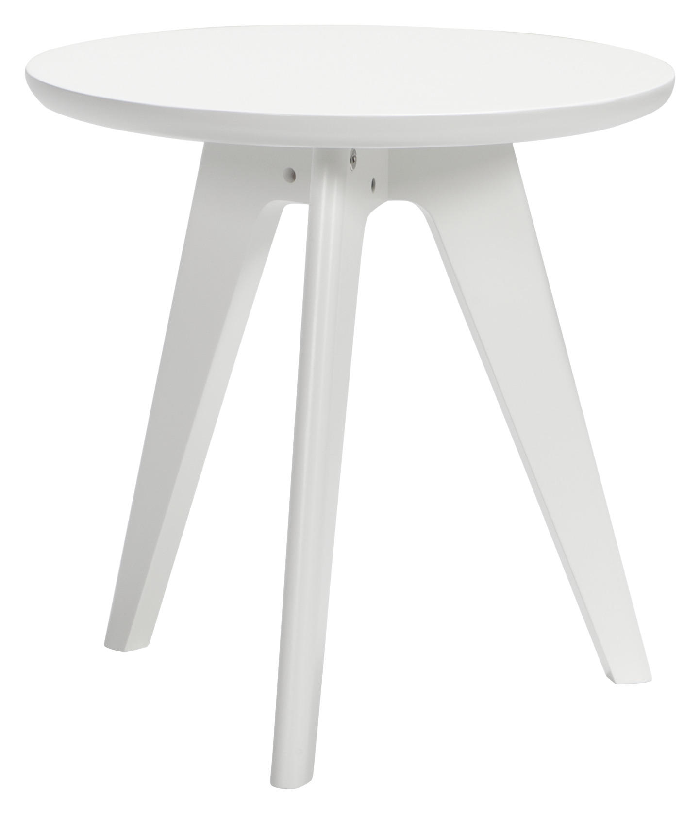 HOCKER Buche Weiß  - Weiß, Design, Holz (45/44/45cm) - Hasena