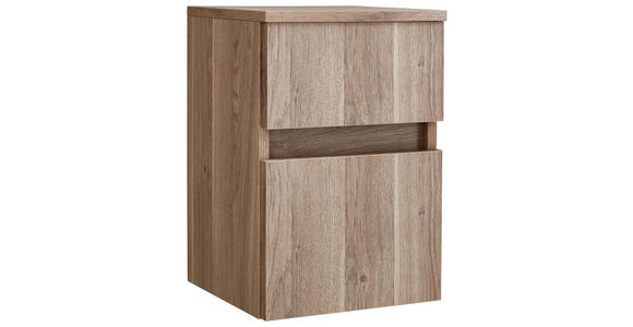 UNTERSCHRANK 30,2/45,6/32,5 cm   - Eichefarben, Design, Holzwerkstoff (30,2/45,6/32,5cm) - Novel
