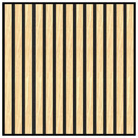 AKUSTIKPANEEL Echtholz, Nachbildung 2 Stück  - Eichefarben/Beige, KONVENTIONELL, Holzwerkstoff (52,5/52,5/1,65cm) - Novel