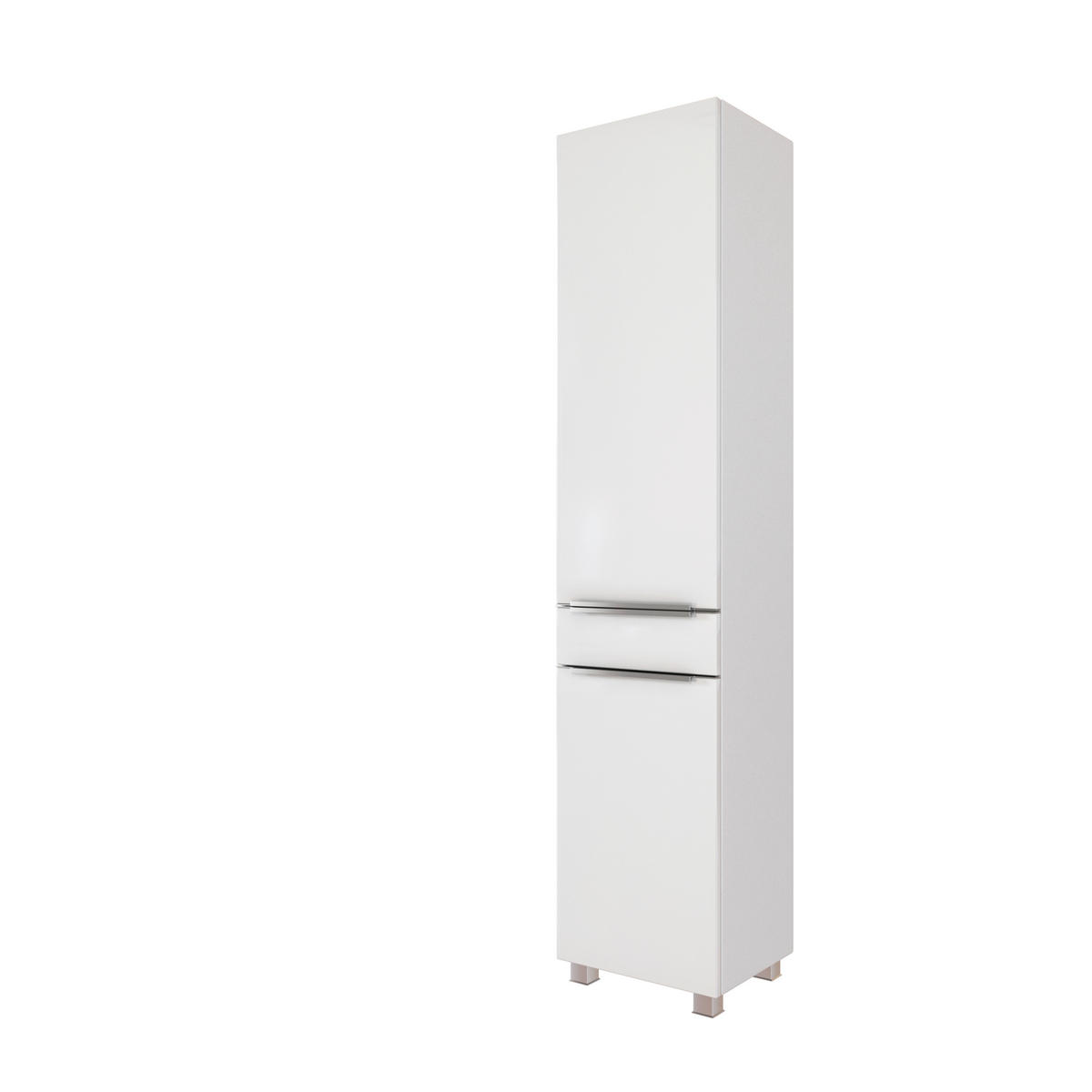 HOCHSCHRANK 40/180/35 cm  - Edelstahlfarben/Silberfarben, KONVENTIONELL, Holzwerkstoff/Kunststoff (40/180/35cm) - Xora